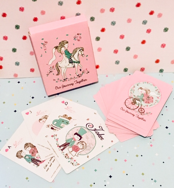 Fairytale Love Quote Playing Cards